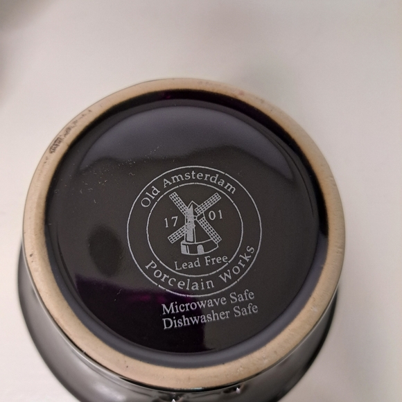 Tea Set For One. Old Amsterdam Porcelain Works. W/ warmer - Picture 8 of 9